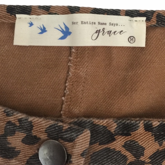 Her Entire Name Says grace Leopard Skirtalls - Picture 4 of 6